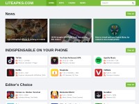 Desktop screenshot for liteapks.com