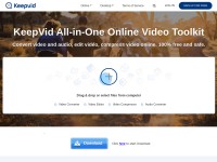 Desktop screenshot for keepvid.com