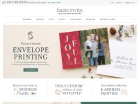 Desktop screenshot for basicinvite.com