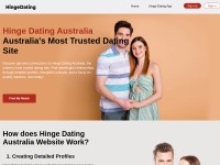 Desktop screenshot for hingedating.com.au