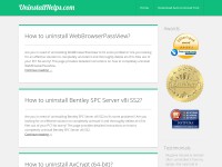Desktop screenshot for uninstallhelps.com