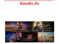 Desktop screenshot for ziddidil.com.pk