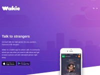 Desktop screenshot for wakie.com