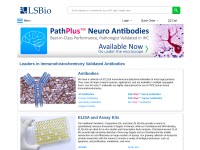 Desktop screenshot for lsbio.com