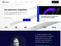 Desktop screenshot for optimizely.com