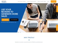 Desktop screenshot for trustist.com