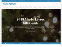Desktop screenshot for audioadvice.com
