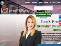 Desktop screenshot for clayclerk.com