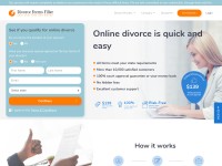 Desktop screenshot for divorcefiller.com