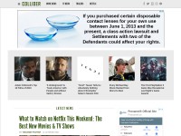 Desktop screenshot for collider.com