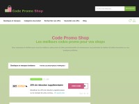 Desktop screenshot for code-promo.shop