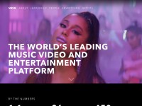Desktop screenshot for vevo.com