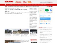 Desktop screenshot for baogiaothong.vn