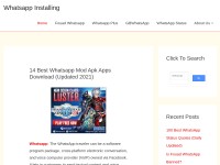 Desktop screenshot for whatsappinstalling.com