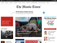 Desktop screenshot for manilatimes.net