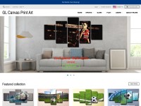 Desktop screenshot for glcanvasprints.com