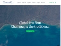 Desktop screenshot for clydeco.com