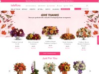 Desktop screenshot for teleflora.com