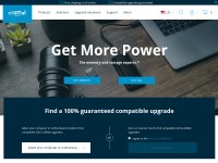 Desktop screenshot for crucial.com