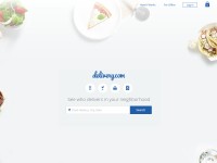 Desktop screenshot for delivery.com