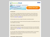 Desktop screenshot for grammarcheck.net