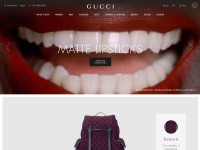 Desktop screenshot for gucci.com