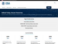 Desktop screenshot for us-cert.gov