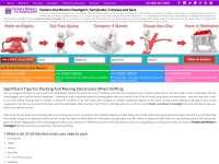 Desktop screenshot for chandigarhpackersandmovers.in