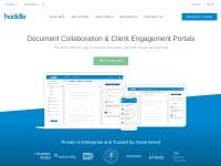 Desktop screenshot for huddle.com