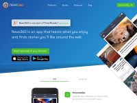 Desktop screenshot for news360.com