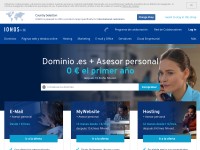 Desktop screenshot for ionos.es