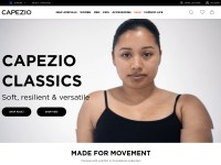 Desktop screenshot for capezio.eu