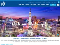 Desktop screenshot for visitindy.com