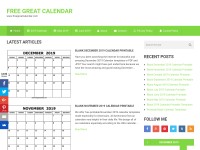 Desktop screenshot for freegreatcalendar.com