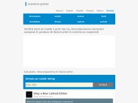 Desktop screenshot for numere-prime.ro