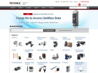 Desktop screenshot for keyence.com