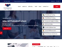 Desktop screenshot for usasettlementloan.com