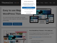 Desktop screenshot for themezee.com