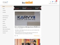 Desktop screenshot for livemint.com