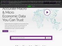Desktop screenshot for ceicdata.com