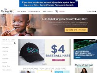 Desktop screenshot for thehungersite.com