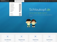 Desktop screenshot for schlaukopf.de