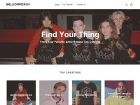 Desktop screenshot for millionmerch.com