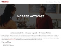 Desktop screenshot for mymcafee.co.uk