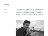 Desktop screenshot for andersnoren.se