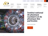 Desktop screenshot for in2p3.fr