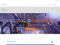 Desktop screenshot for dnd-spells.com