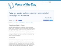 Desktop screenshot for verseoftheday.com
