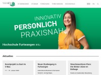 Desktop screenshot for hs-furtwangen.de