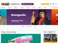Desktop screenshot for metv.com